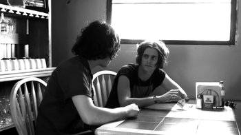 Movie still from “Natas Loves You - Got To Belong” (2014), directed by Larry Clark – Medium shot, Over the shoulder angle