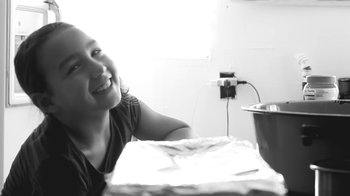 Movie still from “Natas Loves You - Got To Belong” (2014), directed by Larry Clark – Close Up shot, Over the shoulder angle