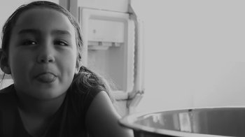 Movie still from “Natas Loves You - Got To Belong” (2014), directed by Larry Clark – Close Up shot, Over the shoulder angle