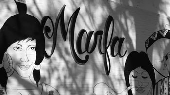 Movie still from “Natas Loves You - Got To Belong” (2014), directed by Larry Clark – Extreme Close Up shot, Low angle