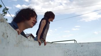 Movie still from “Natas Loves You - Got To Belong” (2014), directed by Larry Clark – Medium shot, Low angle