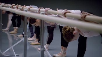 Movie still from “Taylor Swift - Shake It Off” (2014), directed by Mark Romanek – Wide shot, Low angle