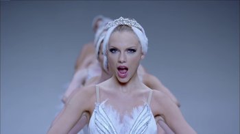 Movie still from “Taylor Swift - Shake It Off” (2014), directed by Mark Romanek – Close Up shot, Over the shoulder angle