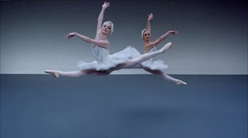 Movie still from “Taylor Swift - Shake It Off” (2014), directed by Mark Romanek – Wide shot, Low angle