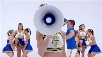 Movie still from “Taylor Swift - Shake It Off” (2014), directed by Mark Romanek – Medium shot, Low angle