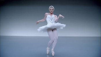 Movie still from “Taylor Swift - Shake It Off” (2014), directed by Mark Romanek – Wide shot, Low angle