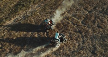 Movie still from “Alt-J - Left Hand Free” (2014), directed by Ryan Staake – Extreme Wide shot, High angle