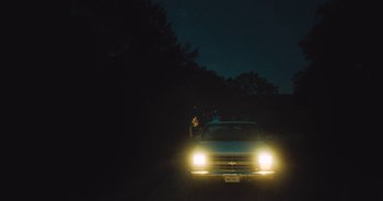 Movie still from “Alt-J - Left Hand Free” (2014), directed by Ryan Staake – Extreme Wide shot, Low angle