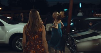 Movie still from “Alt-J - Left Hand Free” (2014), directed by Ryan Staake – Medium shot, Over the shoulder angle