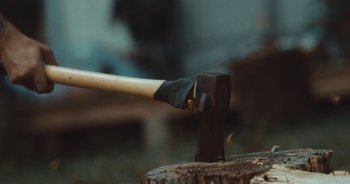 Movie still from “Alt-J - Left Hand Free” (2014), directed by Ryan Staake – Extreme Close Up shot, Low angle