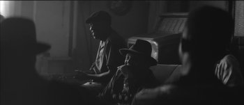 Movie still from “Paul McCartney - Early Days” (2014), directed by Vincent Haycock – Medium shot, Low angle