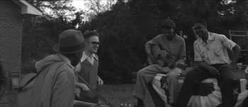 Movie still from “Paul McCartney - Early Days” (2014), directed by Vincent Haycock – Wide shot, High angle