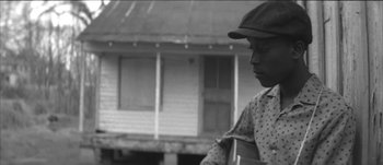 Movie still from “Paul McCartney - Early Days” (2014), directed by Vincent Haycock – Close Up shot, Over the shoulder angle