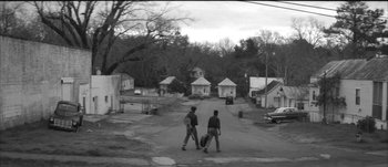 Movie still from “Paul McCartney - Early Days” (2014), directed by Vincent Haycock – Extreme Wide shot, High angle