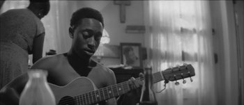 Movie still from “Paul McCartney - Early Days” (2014), directed by Vincent Haycock – Close Up shot, Low angle