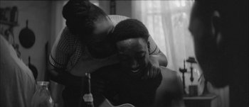 Movie still from “Paul McCartney - Early Days” (2014), directed by Vincent Haycock – Close Up shot, Over the shoulder angle