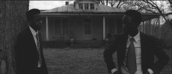 Movie still from “Paul McCartney - Early Days” (2014), directed by Vincent Haycock – Medium shot, Low angle