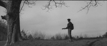 Movie still from “Paul McCartney - Early Days” (2014), directed by Vincent Haycock – Wide shot, Low angle
