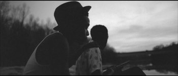 Movie still from “Paul McCartney - Early Days” (2014), directed by Vincent Haycock – Medium shot, Low angle