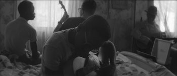 Movie still from “Paul McCartney - Early Days” (2014), directed by Vincent Haycock – Close Up shot, Over the shoulder angle