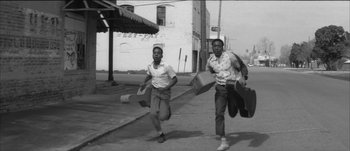 Movie still from “Paul McCartney - Early Days” (2014), directed by Vincent Haycock – Wide shot, Low angle