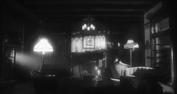 Movie still from “Timber Timbre - Curtains?!” (2014), directed by Tyler T. Williams – Wide shot, High angle