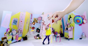 Movie still from “Doprah - Stranger People” (2014), directed by Thunderlips – Wide shot, High angle