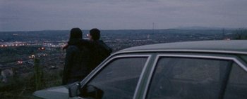 Movie still from “Wilkinson - Half Light” (2014), directed by Aoife McArdle – Wide shot, Low angle