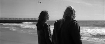 Movie still from “Lana Del Ray - West Coast” (2014), directed by Vincent Haycock – Medium shot, Low angle