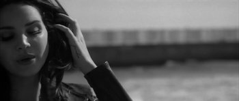 Movie still from “Lana Del Ray - West Coast” (2014), directed by Vincent Haycock – Close Up shot, Low angle