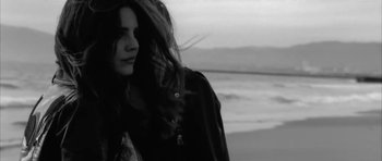 Movie still from “Lana Del Ray - West Coast” (2014), directed by Vincent Haycock – Close Up shot, Low angle