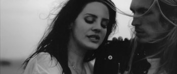 Movie still from “Lana Del Ray - West Coast” (2014), directed by Vincent Haycock – Close Up shot, High angle