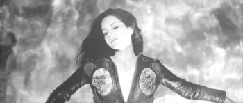 Movie still from “Lana Del Ray - West Coast” (2014), directed by Vincent Haycock – Medium shot, High angle