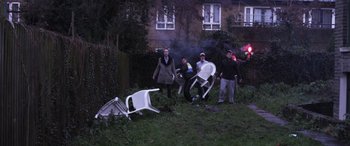 Movie still from “Lyla Foy - Feather Tongue” (2014), directed by Oscar Hudson – Extreme Wide shot, High angle