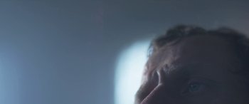 Movie still from “Lyla Foy - Feather Tongue” (2014), directed by Oscar Hudson – Extreme Close Up shot, Low angle