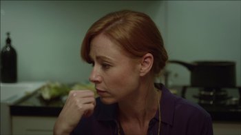 Movie still from “ALB - Whispers” (2014), directed by Casper Balslev – Close Up shot, Over the shoulder angle