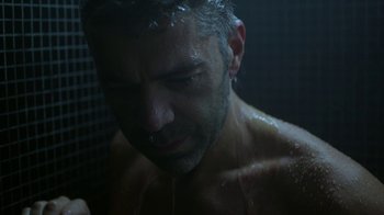 Movie still from “ALB - Whispers” (2014), directed by Casper Balslev – Close Up shot, Low angle