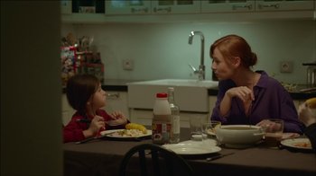 Movie still from “ALB - Whispers” (2014), directed by Casper Balslev – Medium shot, Over the shoulder angle