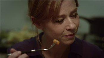 Movie still from “ALB - Whispers” (2014), directed by Casper Balslev – Close Up shot, Over the shoulder angle