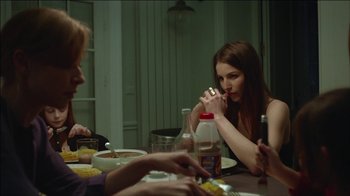 Movie still from “ALB - Whispers” (2014), directed by Casper Balslev – Medium shot, Over the shoulder angle