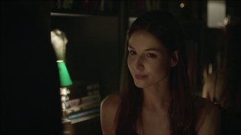 Movie still from “ALB - Whispers” (2014), directed by Casper Balslev – Close Up shot, Over the shoulder angle