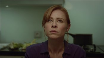 Movie still from “ALB - Whispers” (2014), directed by Casper Balslev – Close Up shot, Over the shoulder angle