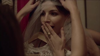 Movie still from “ALB - Whispers” (2014), directed by Casper Balslev – Close Up shot, Over the shoulder angle