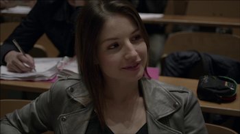 Movie still from “ALB - Whispers” (2014), directed by Casper Balslev – Close Up shot, Over the shoulder angle