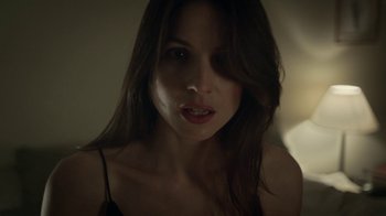 Movie still from “ALB - Whispers” (2014), directed by Casper Balslev – Close Up shot, Over the shoulder angle