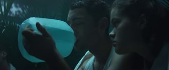 Movie still from “Lorde - Team” (2013), directed by Young Replicant – Medium shot, Low angle