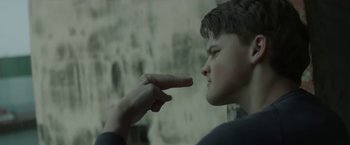 Movie still from “Lorde - Team” (2013), directed by Young Replicant – Close Up shot, Low angle