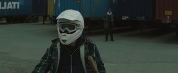 Movie still from “Lorde - Team” (2013), directed by Young Replicant – Medium shot, Over the shoulder angle