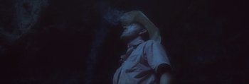 Movie still from “Mathew Lee Cothran - No Way Out” (2013), directed by Tyler T. Williams – Close Up shot, Low angle