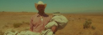Movie still from “Mathew Lee Cothran - No Way Out” (2013), directed by Tyler T. Williams – Medium shot, Low angle